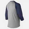 Top raglan de baseball NB 3/4 Navy TMMT601 - Baseball 360