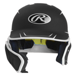 Rawlings Mach Matte 2-Tone Helmet W/Extender Left-Handed Batter - Baseball 360