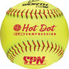 Worth Hot Dot 11'' Jaune Softball SPN11HDSY DOZEN