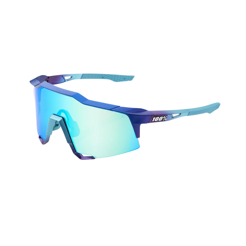 100% SPEEDCRAFT - Matte Metallic Into the Fade - Blue Topaz Multilayer Mirror Lens