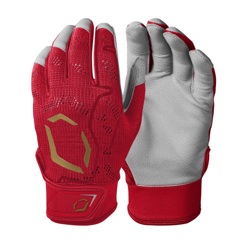 Gants de frappe adultes Evoshield Pro-SRZ Rouge WB5711804 - Baseball 360