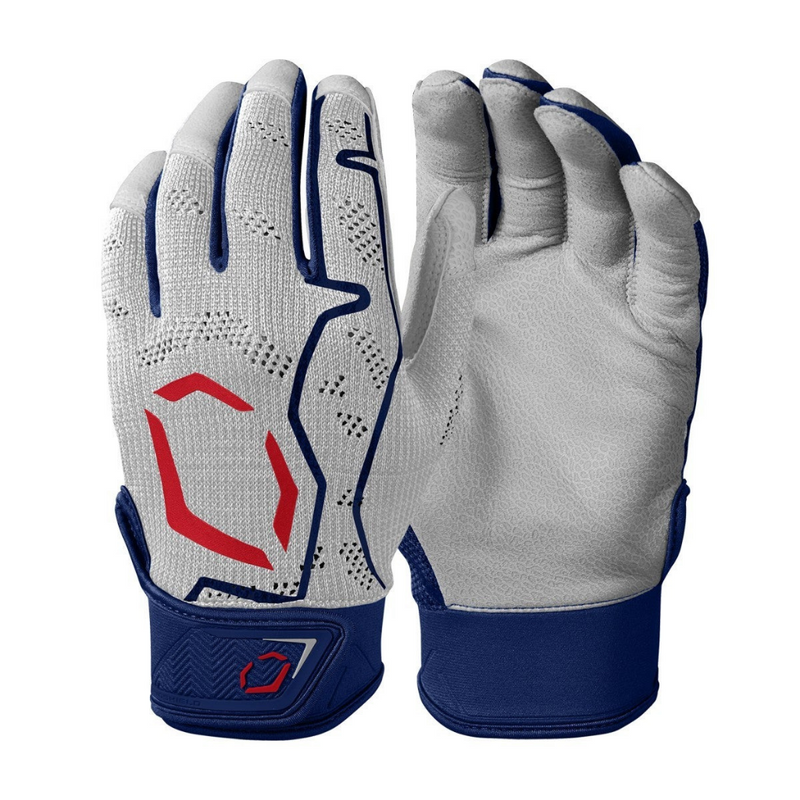 Gants de frappe adultes Evoshield Pro-SRZ Team White/Navy WB5711806 - Baseball 360