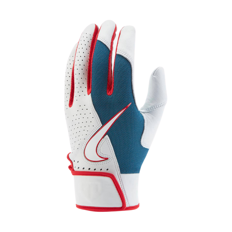 Gants de frappeur Nike Trout Elite 2.0 Blanc - Royal - Rouge - Baseball 360