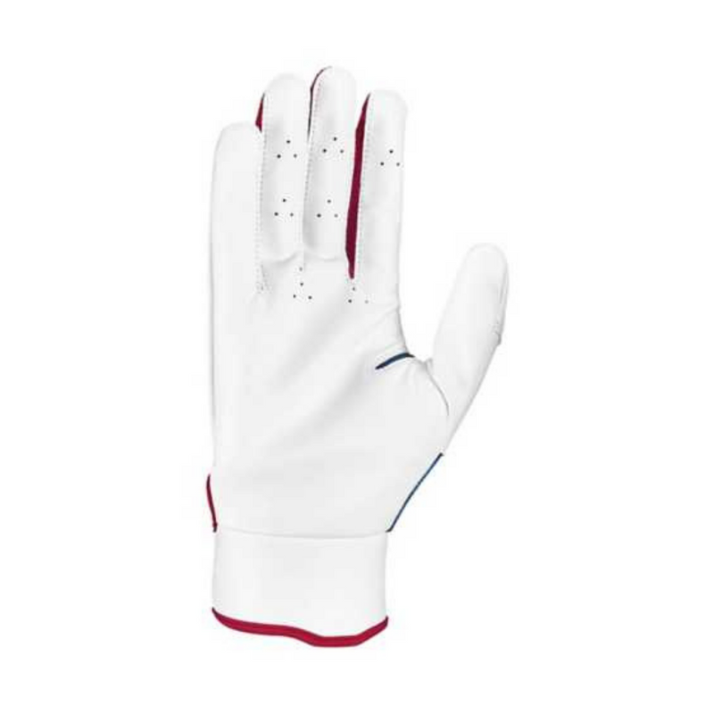 Nike Trout Edge Batting Gloves 2.0 White - Royal - Red - Baseball 360