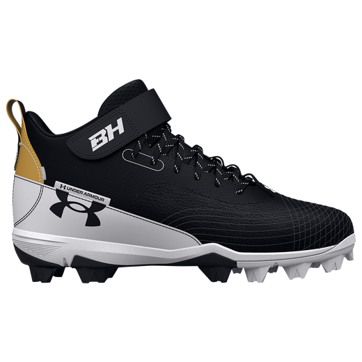 Crampons de baseball UnderArmour Hommes UA Harper 7 Mid RM Noir 3025587-001