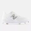 New Balance Low Baseball Metal Cleats Blanc L3000AW6