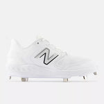 New Balance Low Baseball Metal Cleats Blanc L3000AW6